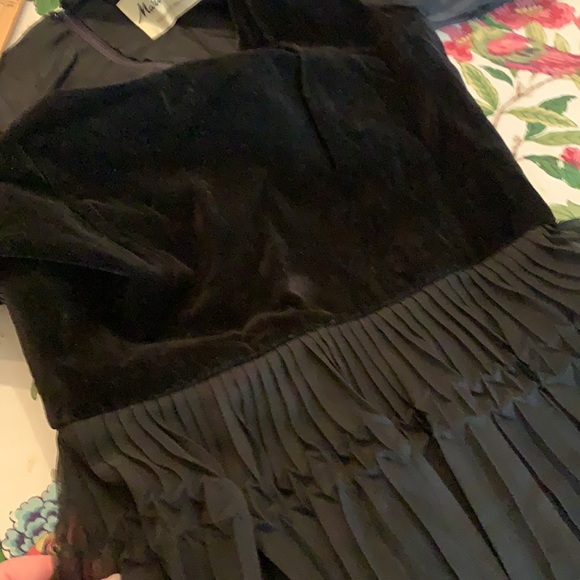 Vintage Marcel Fenez Roland Klein velvet dress - Picture 7 of 9